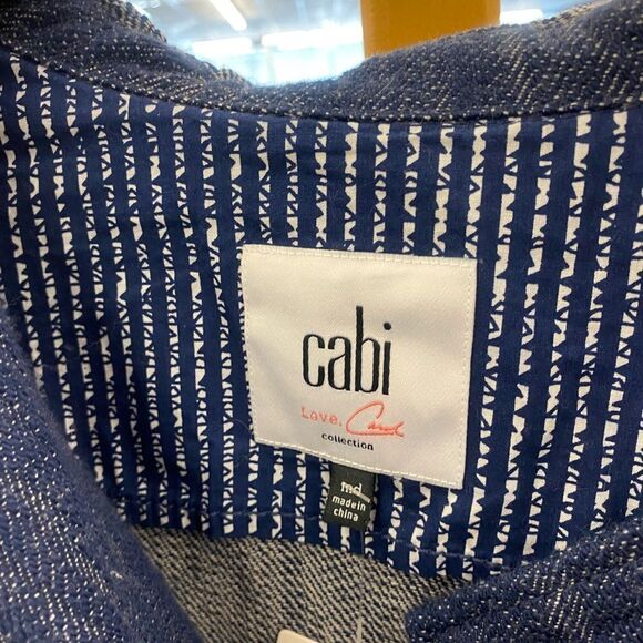 Cabi Ladies Med BLue Jacket - Style # 5100 PO# 215275 - Picture 2 of 3